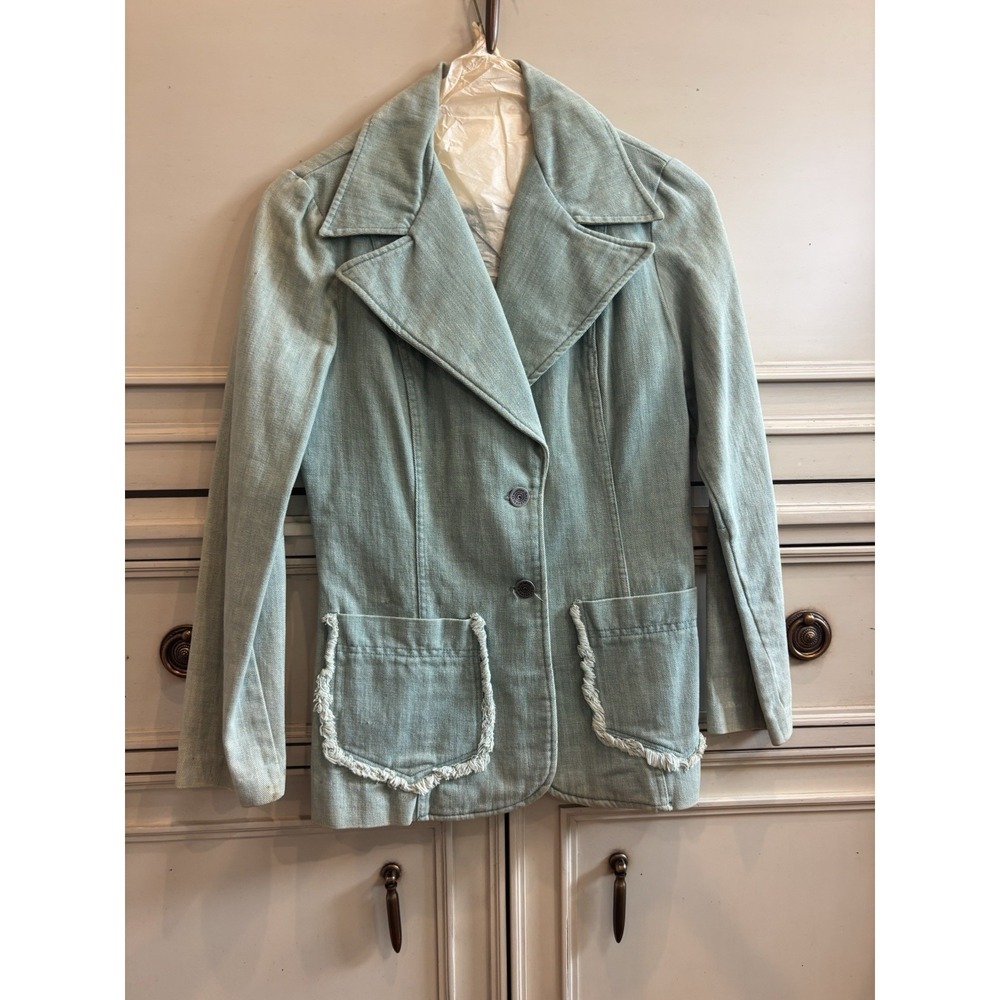 Saks Fifth Ave Vintage The Young Circle Denim 3 Piece Set Girls 7 1970s Union
